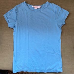 Blue tee